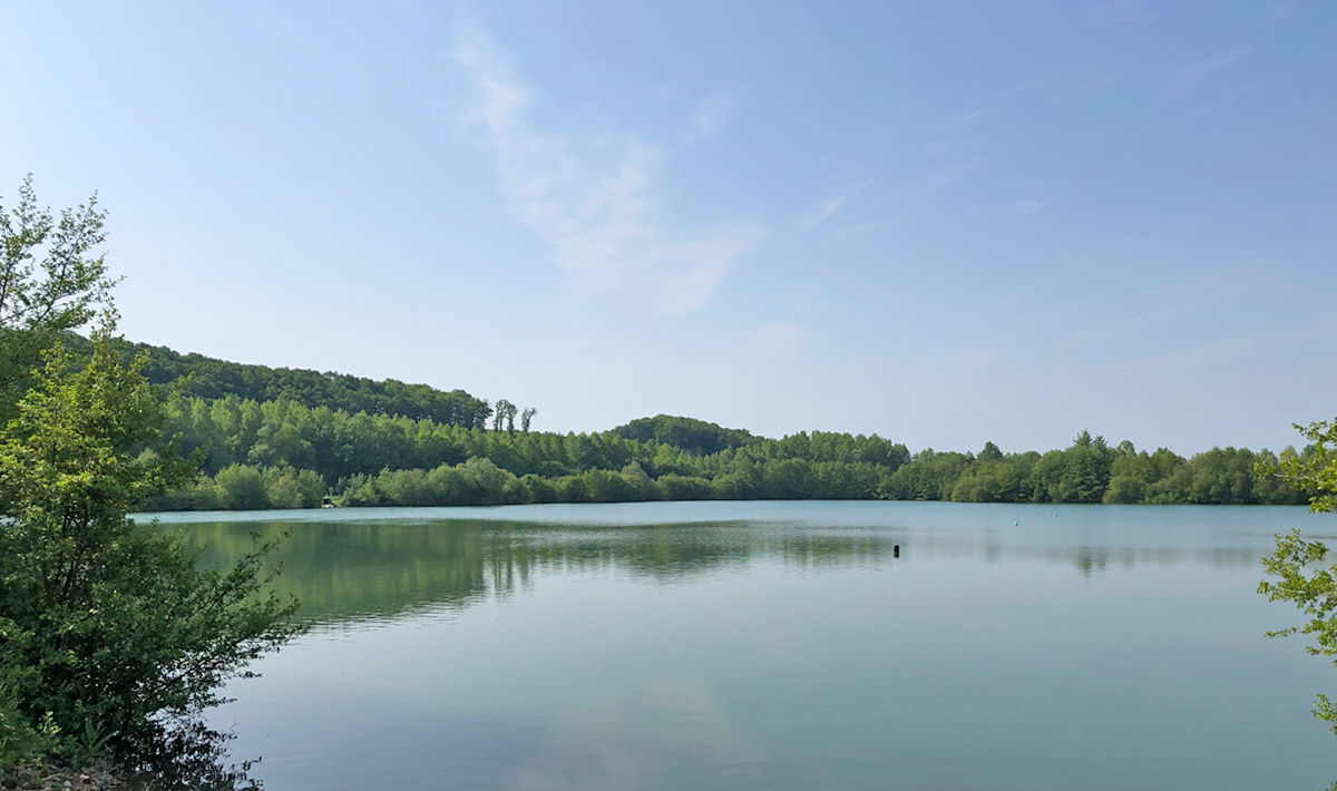 Sfeer Lac De Lepinet Betaalwater Karpervissen Frankrijk 10