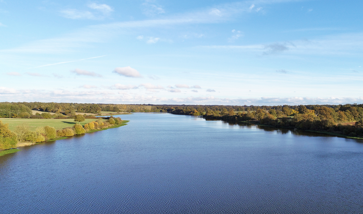 Luchtfoto Carpa Lac De Villedon Carpa Lac De