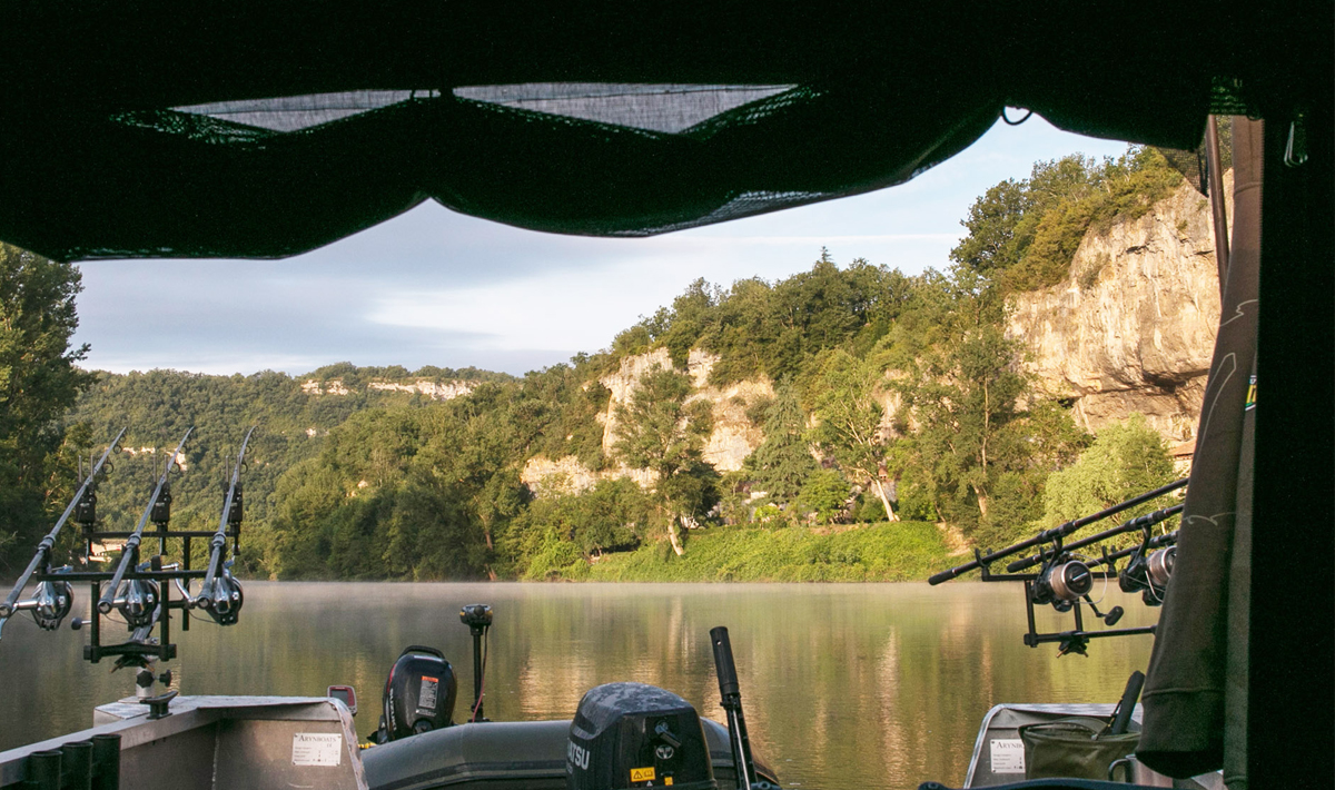 Sfeer Bootvissen Rivier De Lot Rivier Grote 1