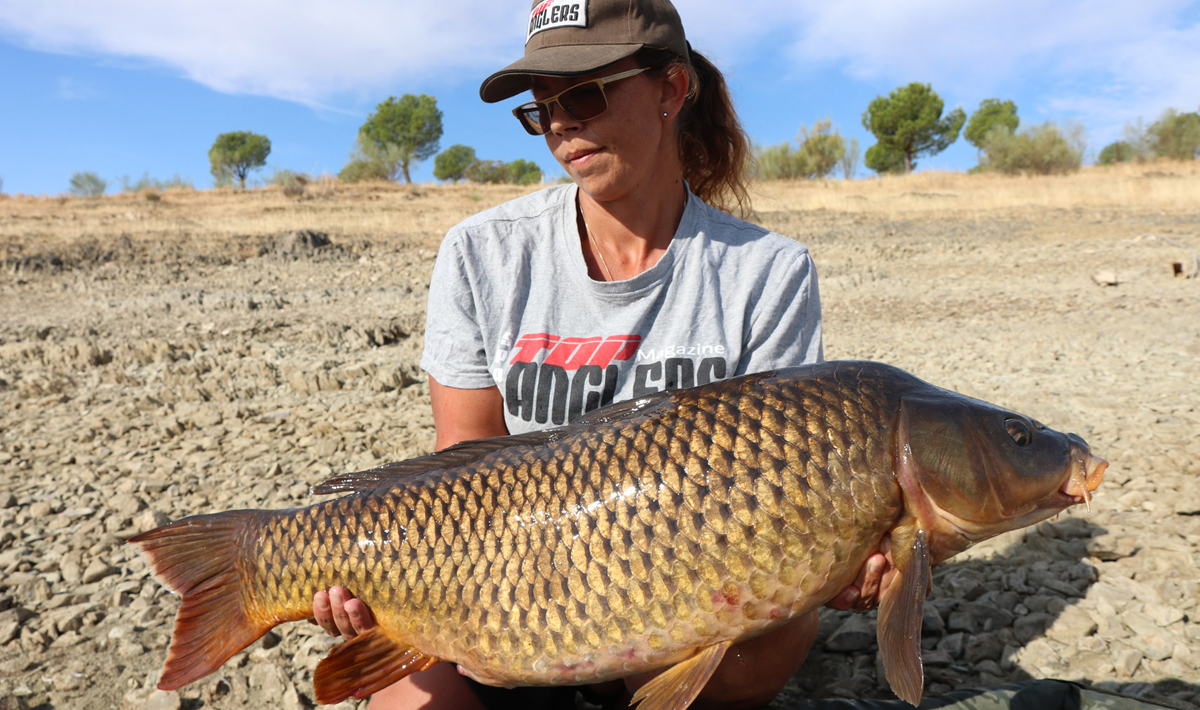 Karper Orellana Extremadura Spanje Karpervissen Extremadura Visvakantie 8