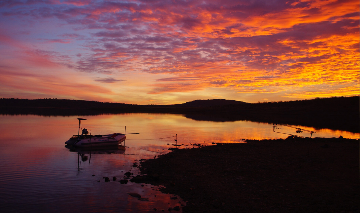 Sfeer Orellana Extremadura Spanje Karpervissen Karpervissen Visvakantie 6