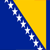 Vlag voor Bosnië