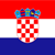 Vlag voor Croacia